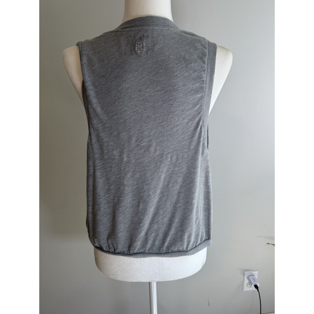 Free People Movement Women's Tank Sports Love Tank Heather Gray Small - Picture 6 of 8